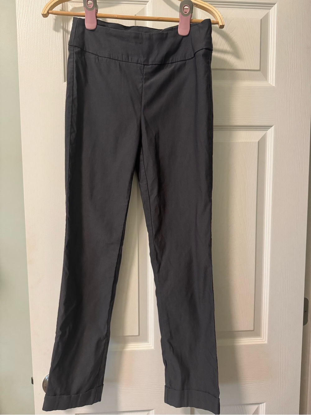 Tribal Women's Straight-Leg Pants in Charcoal Grey